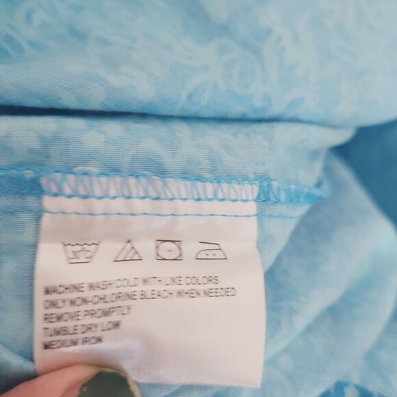 Wrangler Blues Small Polo snap button front collar horse graphic print cowgirl - Picture 11 of 11